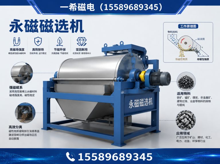 潍坊滨海经济技术开发区永磁磁选机展示图